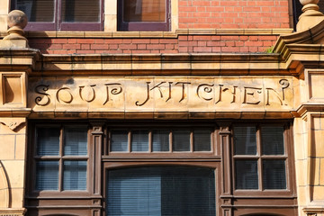 Old London soup kitchen building