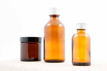 Brown Medicine bottles