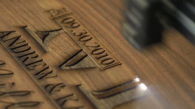 Laser cutting machine for wood