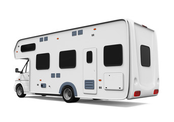 Naklejka premium Camper Van Isolated