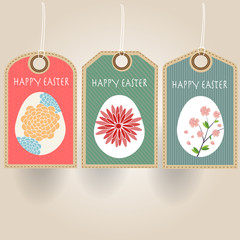 Happy Easter eggs sale tag