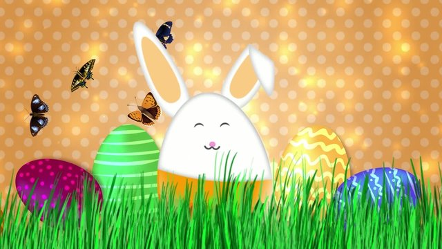 Frohe Ostern Osterhase Video Animation