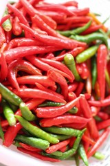 fresh chili peppers for cooking