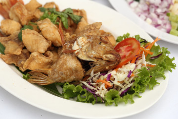 fried fish (Complementing fish)