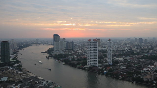 Bangkok City River High View