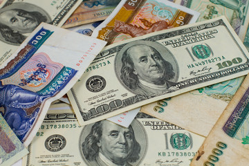 Currencies of the world.