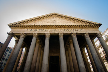 Naklejka premium The Pantheon Church in Rome.