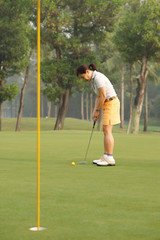 Fototapeta premium Ready to hit a ball