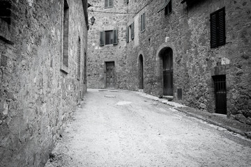 Narrow street in Italy