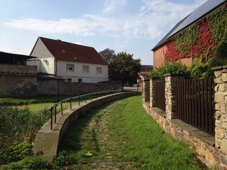 dorf im spätsommer