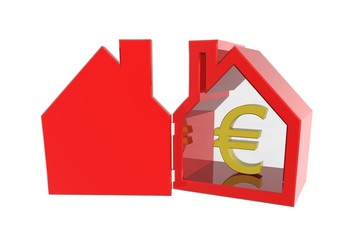 Minder huizen verkocht in eurozone
