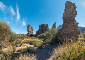 Felsgebilde auf Teneriffa