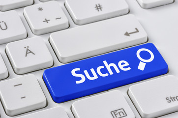 Tastatur mit farbiger Taste - Suche