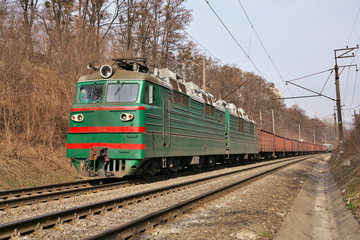 Obraz premium Cargo train