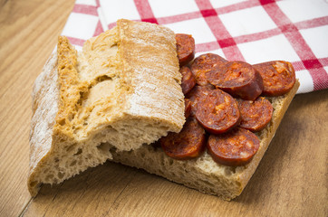 Bocadillo de chorizo