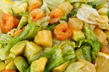 salad with shrimp