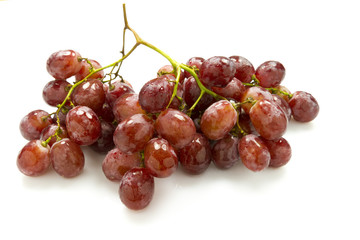pink grapes