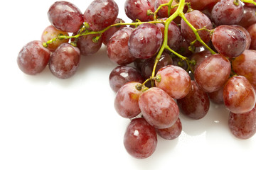 pink grapes