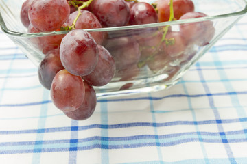 pink grapes