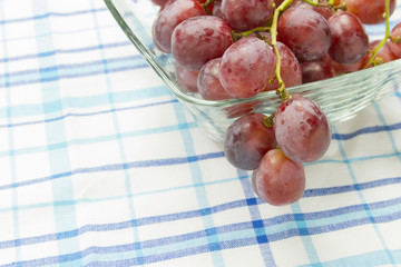 pink grapes