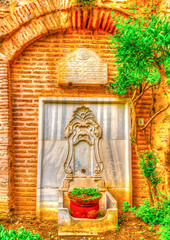 details from the Topkapi palace at Istanbul in Turkey. HDR