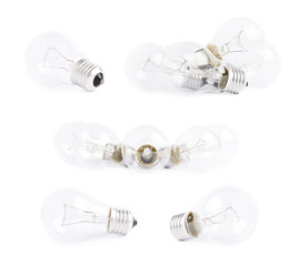 Multiple electric bulbs isolated