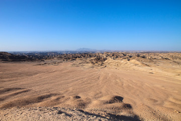 desert landscape in Central Namibia