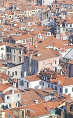 Fototapeta na wymiar view of Venice ITALY from St Mark's Campanile