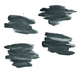 Hand made oil paint brush stroke