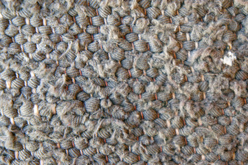 The weave of fabric closeup