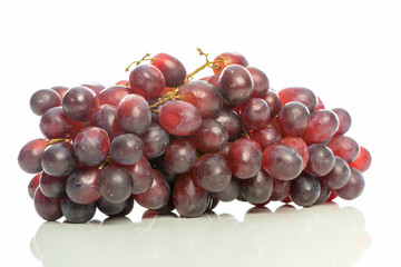 Weintrauben gespiegelt