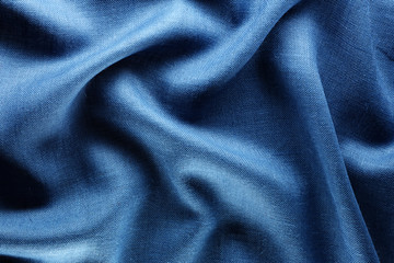 Fototapeta premium blue sackcloth background