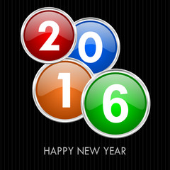 2016 new year vector illustration