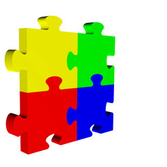 Obraz premium puzzle pieces