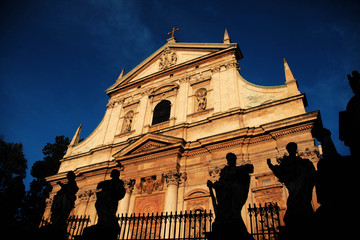 Krakow, Poland. Church of Saints Peter and Paul