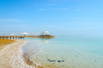 Israel, the coast of the Dead Sea