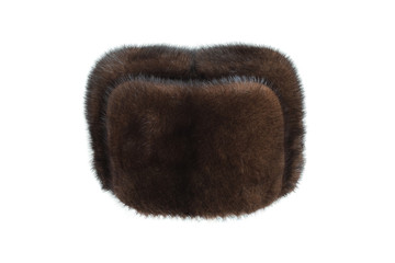 Winter mink cap