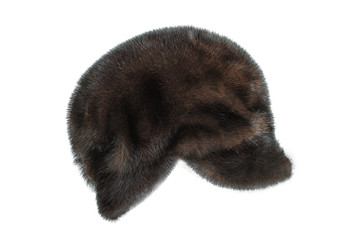 Winter mink cap
