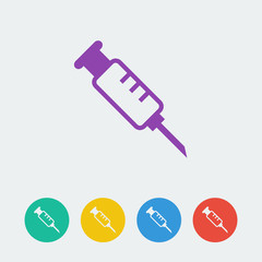 Vector syringe icon