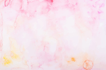 Abstract colorful hand draw watercolor aquarelle background