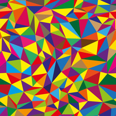 Geometrical seamless pattern with triangles