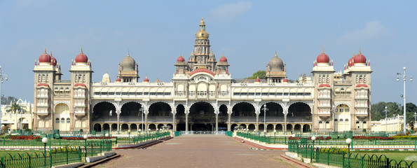 The ancient Mysore palace