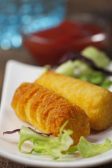 gebackene Kroketten