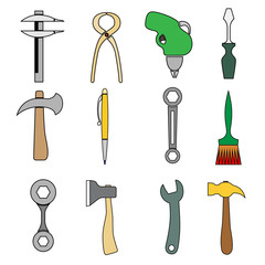 Set of tools.