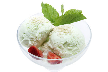 balls of ice cream