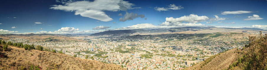 Fototapeta na wymiar Tbilisi panorama