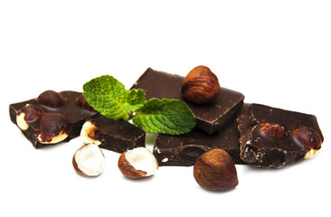 Dark  chocolate with nuts