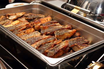 Grilled salmon