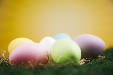 Colorful Easter eggs