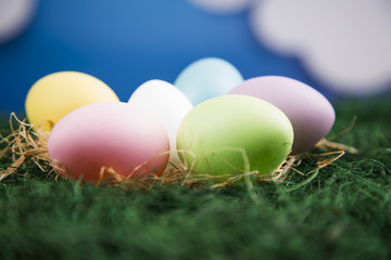 Colorful Easter eggs
